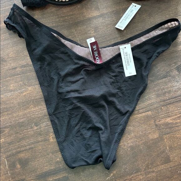 ADORE ME Rubie Push Up Bra 36DD with Brazilian Panty Medium NWT - Picture 7 of 8